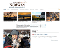 Tablet Screenshot of mylittlenorway.com